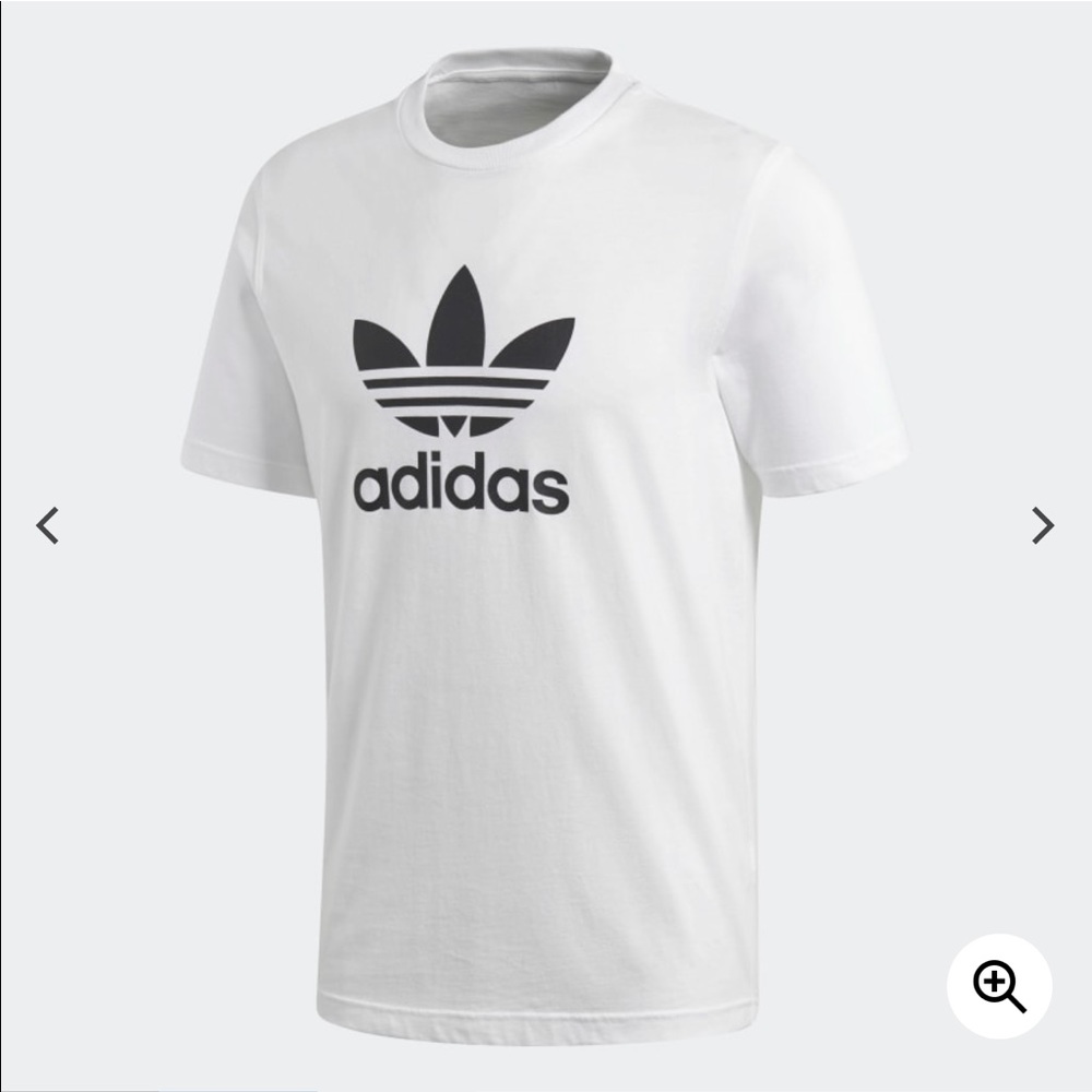 Adidas Trefoil Logo Tee White